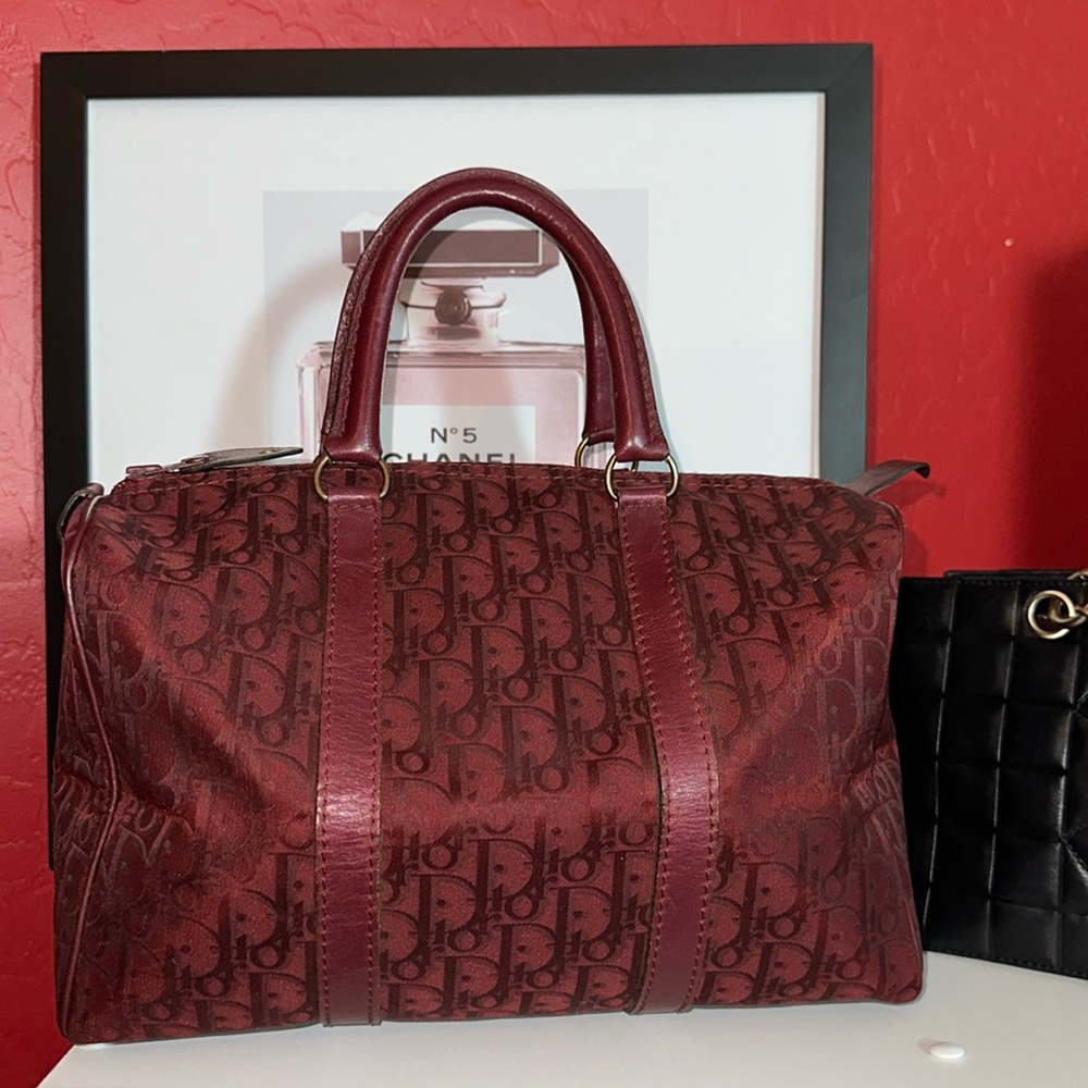 Authentic Christian Dior Boston bag